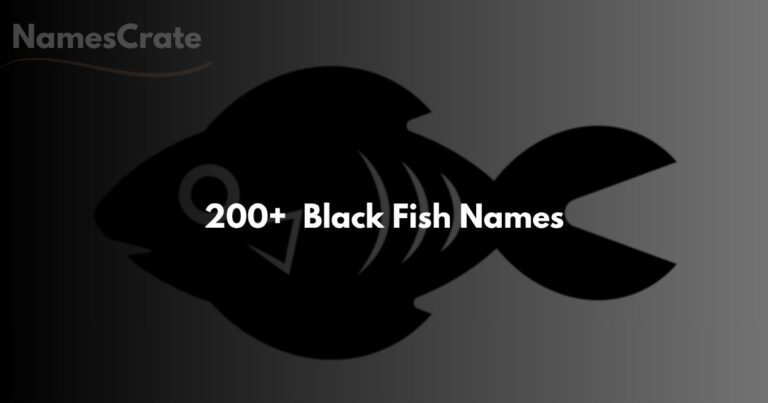 Black Fish Names