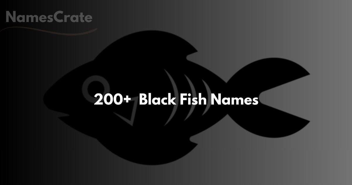 Black Fish Names