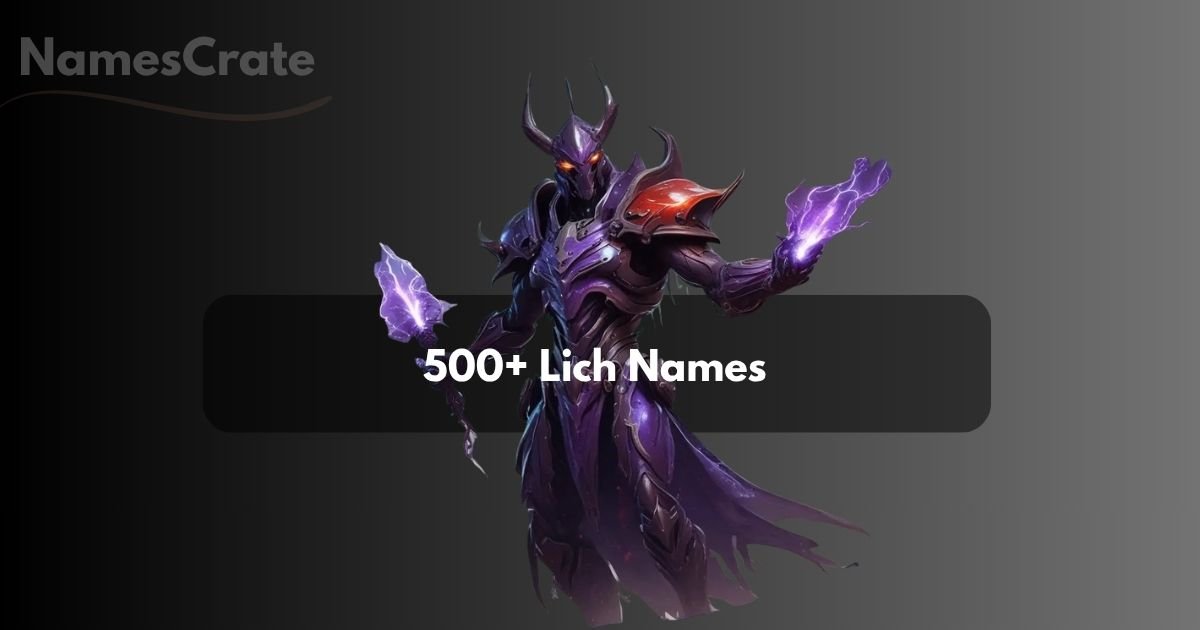 Lich Names