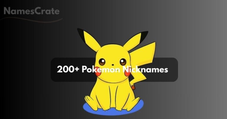 Pokemon Nicknames