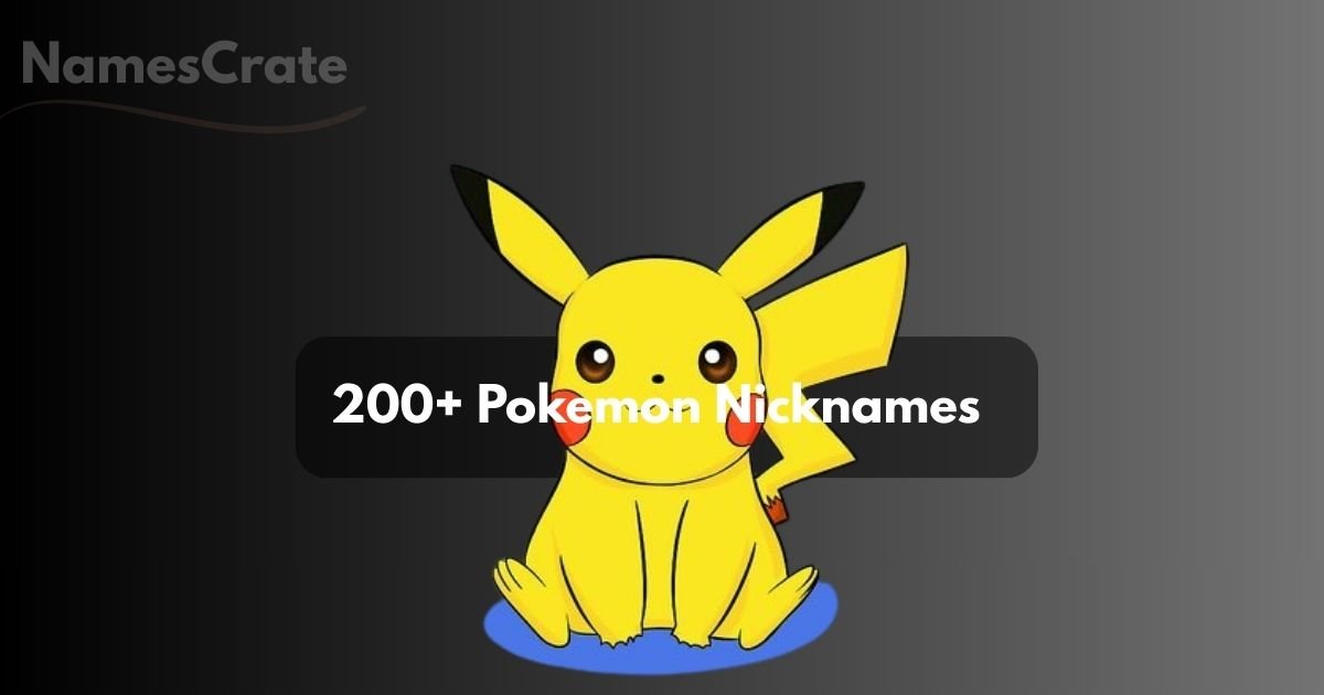 Pokemon Nicknames